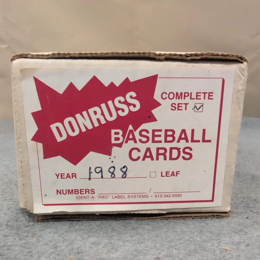 1988 Donruss Baseball Cards Complete Set 1-660 with‎ Stan Musial Puzzle Pieces